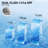 17.5" Round ADA Height Toilet Two Piece Tall Toilet 1.1/1.6 GPF Dual Flush Bone, Map Flush 1000g with Soft Close Seat-110223119