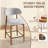 Upholstered Solid Wood Barstool Chair-1667448950