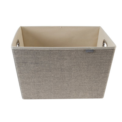 Burrier Grommet Plastic Storage Fabric Bin