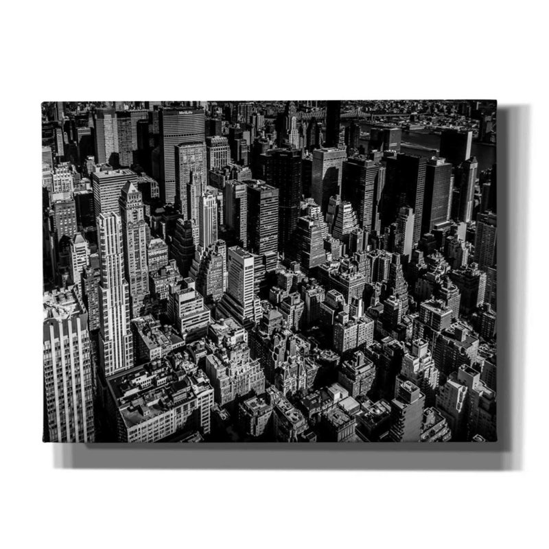 Latitude Latitude «Manhattan Rooftop View» par Nicklas Gustafsson, art mural sur toile, H 12 po x l 16 po x P 0,75 po
