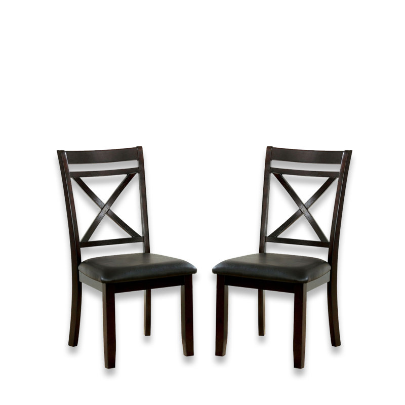 Henager Juniper Dining Chair In Dark Brown/dark Oak Finish