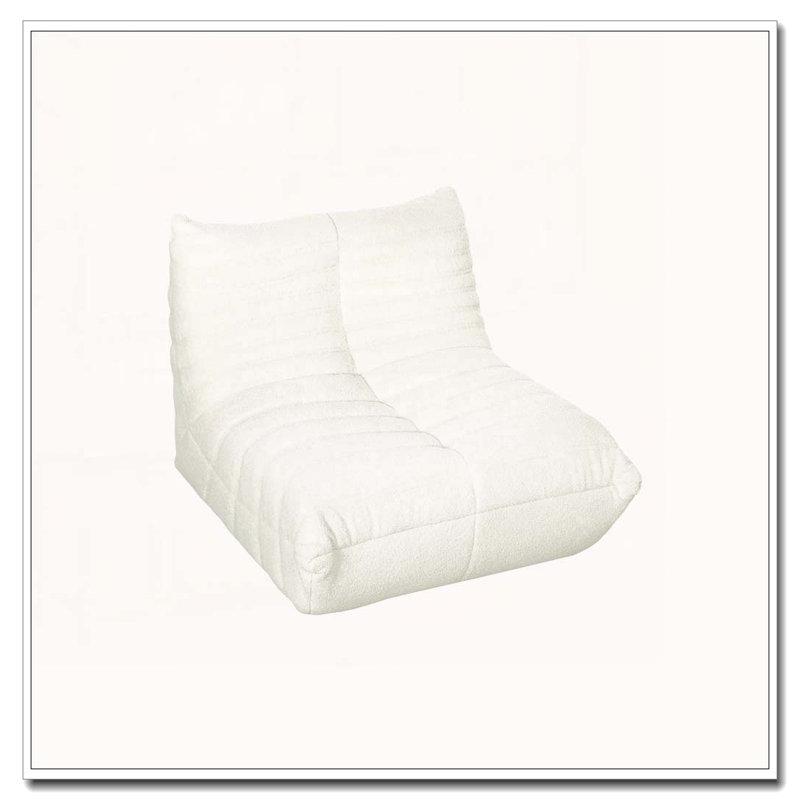 Fauteuil à billes, Blanc, crème