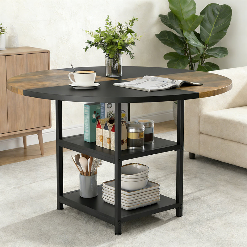 Round Metal Base Dining Table
