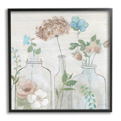 «Au-670-Giclee Botanical Herbs Cottage Bouquets» par Janet Tava, peinture