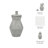 Chambre Stoneware Vase Lidded Jar-225194217-225194216