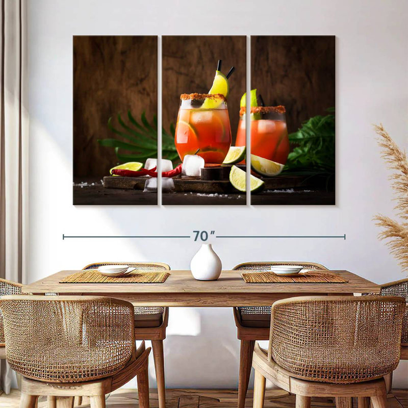 Yarlin Michelada Cocktail, H 36 po x l 57 po