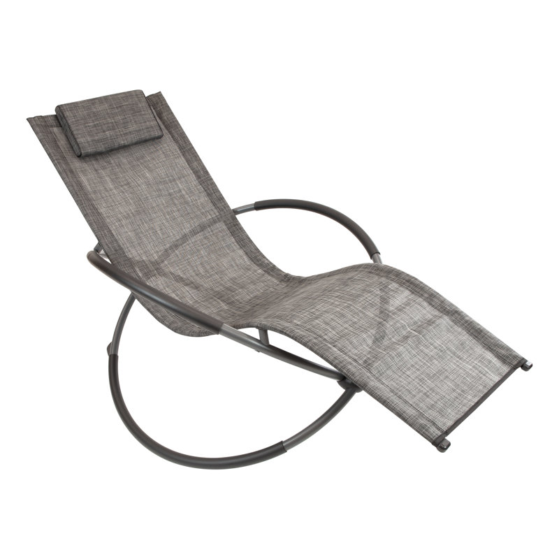 Aayana Outdoor Chair, Black/Gray