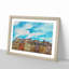 Warsaw Old Town in Poland - Picture Frame Painting Print-56733726-56733724