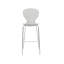 Tabouret de bar Edenfield en acrylique avec structure en acier au fini chrome (ensemble de 2)-2039556973