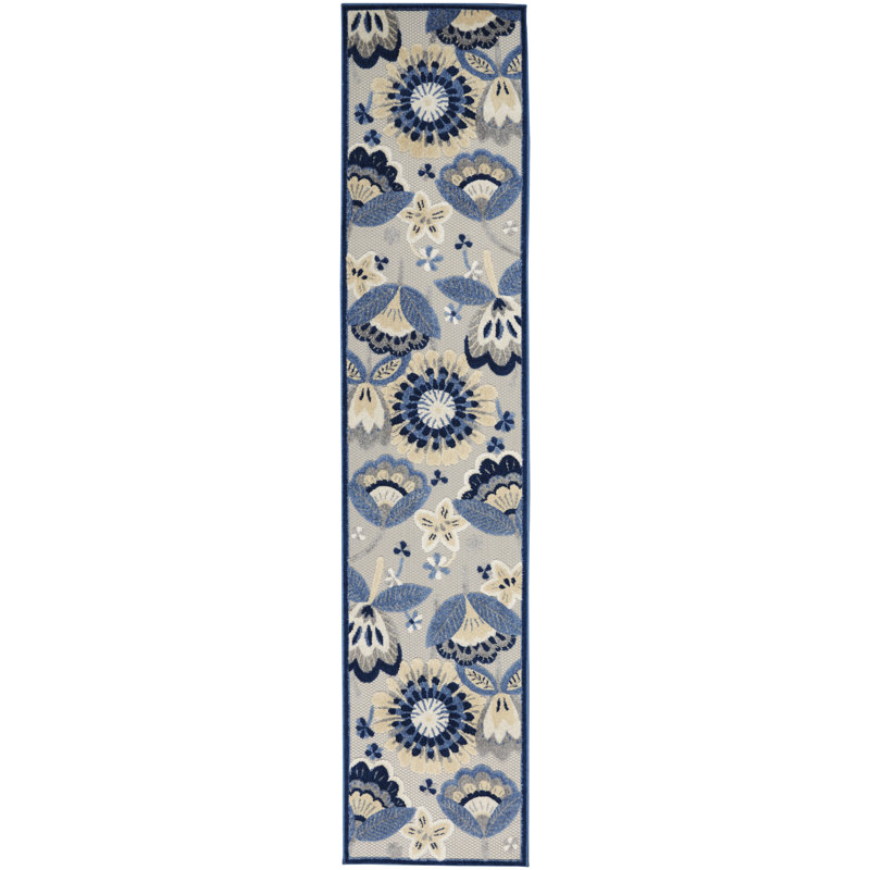 Lusby Floral Indoor Rug, Runner 2'3" x 10'