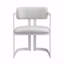 Ensemble de 2 chaises de salle à manger, chaises de salle à manger rembourrées, fauteuils en tissu avec structure en métal beige-479985171