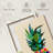 Abstract Pineapple Canvas Print-1868833586