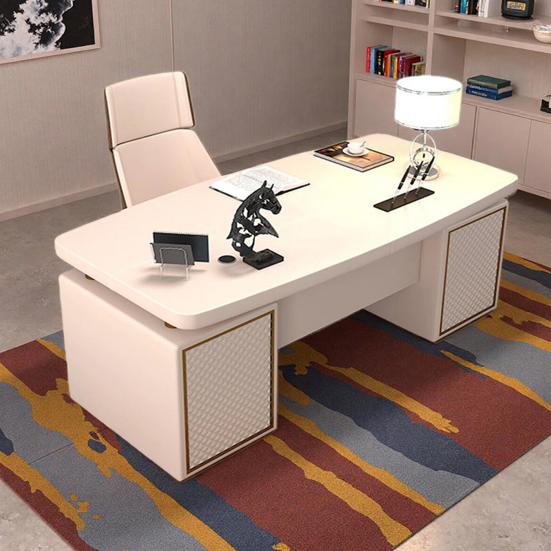 Bureau simple et moderne, H 29,92 po x l 70,87 po x P 31,5 po