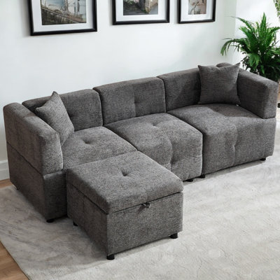 4 Seater Fabric Sofa