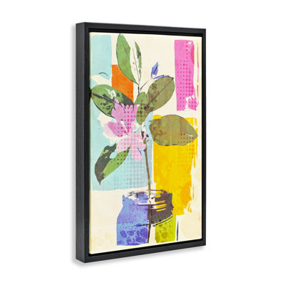 Abstract Bloom Drift Floating Frame, design by Andrea Haase