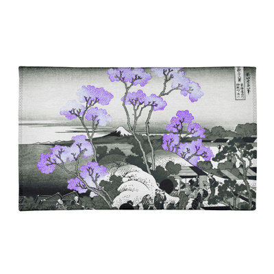 Chenille Floral Indoor Rug