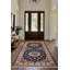 Tapis marocain brun en coton et polyester à imprimé numérique Albasa Collection-1450876181