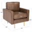 Fenske Faux Leather Armchair-419427257
