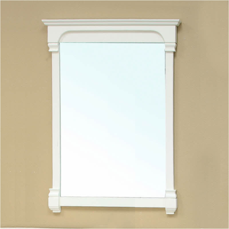 Olivia Rectangle Wall Mirror, Cream White