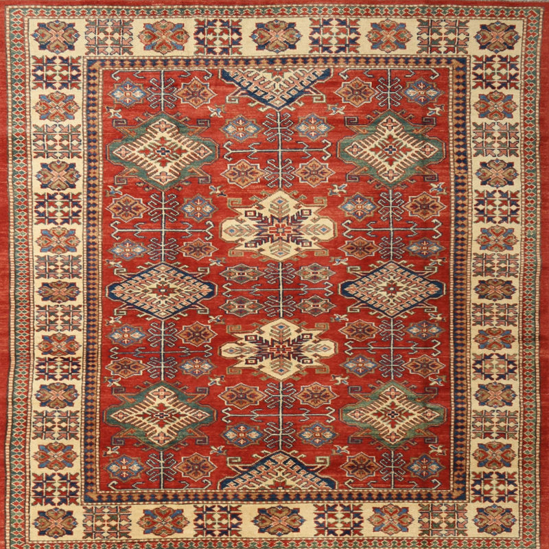 Southwestern Indoor Rug, Square 4'