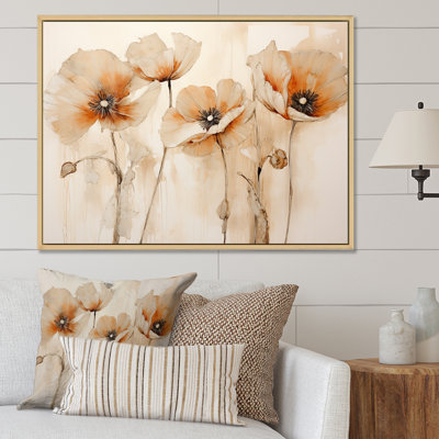 Blossoms Of Grace Minimalisme Coquelicots IV