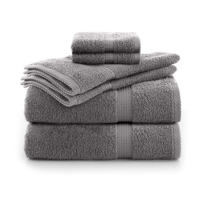 Essentials 6-Piece Bath Towel Set