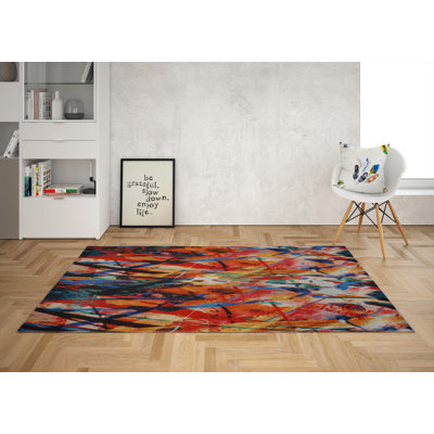 Premium Hall Carpet, 31.5 x 78.7 Inches | 100% Polyester, Antibacterial | 0.04 in Pile Height, Non-Slip Underside, Machine Washable | 3D Digital Printing | Ideal for Living Room & Entryway, Easy Maintenance