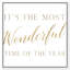 «Wonderful Time Gold», art textuel sur toile tendue-67180417-67180418