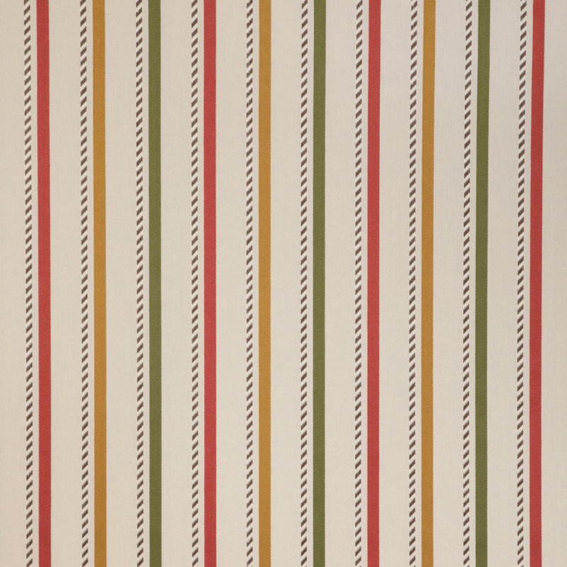 Buxton Stripe, Red/Gold