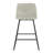 Faux Leather Swivel Upholstered Counter & Bar Stool With Metal Frame (Set of 6)-1244242196