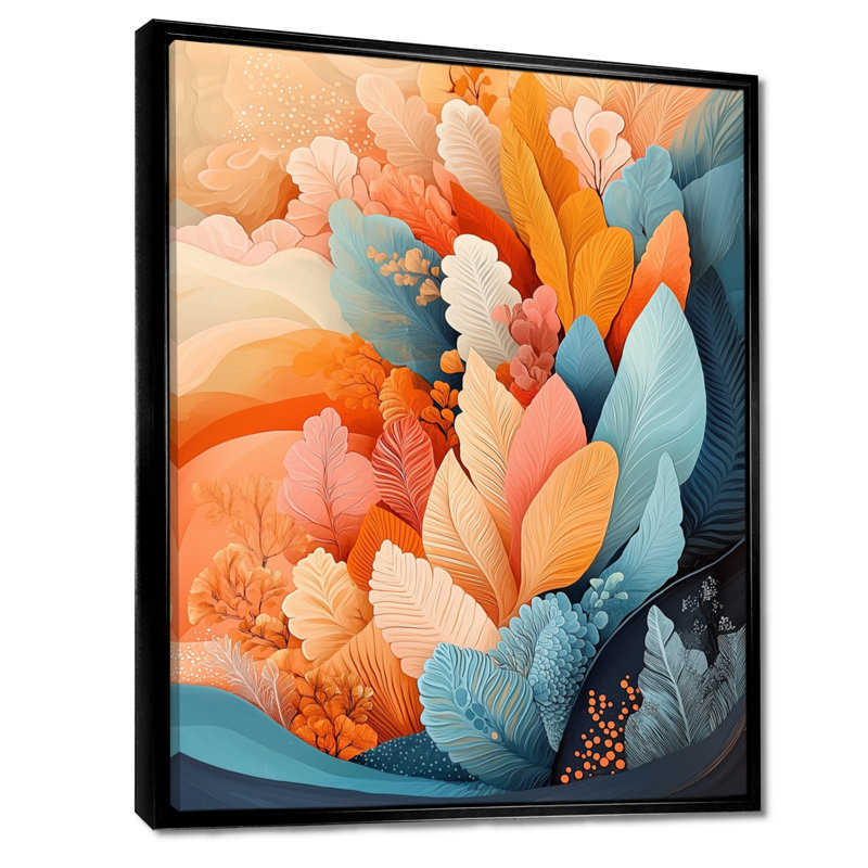 Albin Ferms Dream Botanicals Pastel Fragments III - Botanicals Large, art mural, H 20 po x l 12 po, Noir