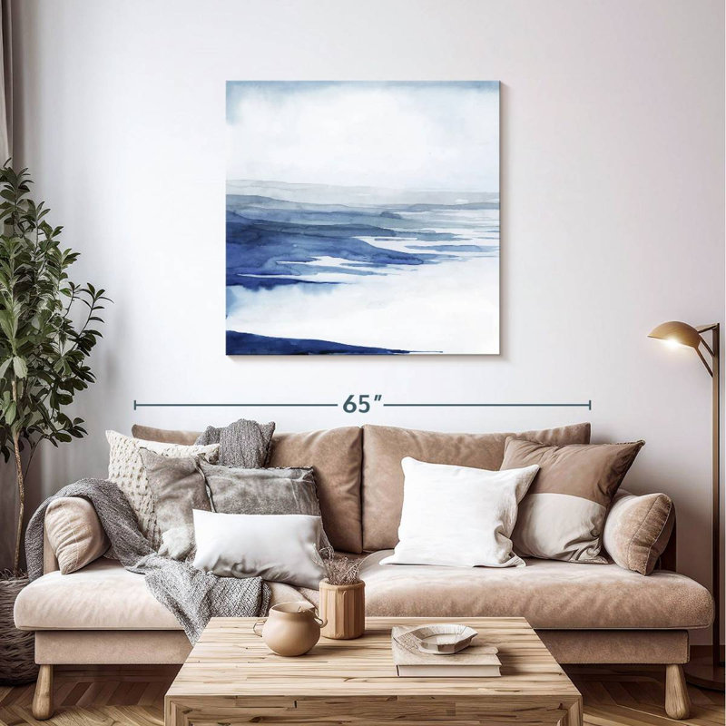 Avery Crystallized Lagoon I, 39" H x 39" W