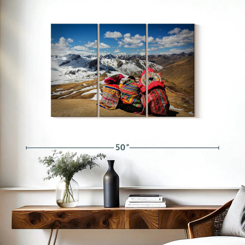 Nicci Natives Of Cusco, 42" H x 65" W