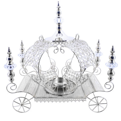 Porte-bougie en cristal 23,5 "Pumpkin