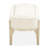 Camellia Field Chenille Accent Bench - Champagne
