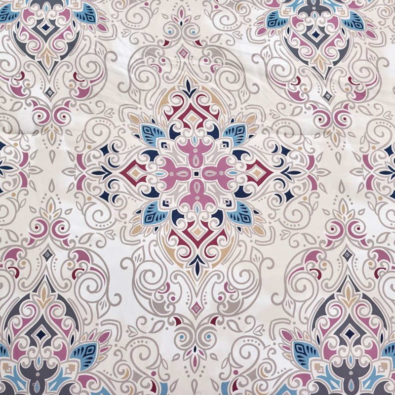 Quiana Polyester Comforter, Queen Comforter + 6 Additional Pieces
