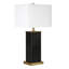 Lampe de table standard en bronze noirci 25,5 po Kray