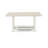 7-piece Modern Dining Set Contains a Wood Table and 6 Baby Blue Linen Fabric Mid Century Dining Chairs with Stylish Back - Wire Brushed Linen White.-1759736520