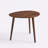 19"W Solid Oak Mid-Century Modern Oval Side Table-229242155-232417513