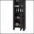 Wenge Tall Stylish Cabinet With Closed Compartments
