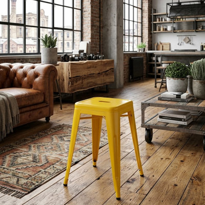 Ron Metal Accent Stool