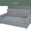 Lit escamotable double pleine grandeur avec coussin-839670322