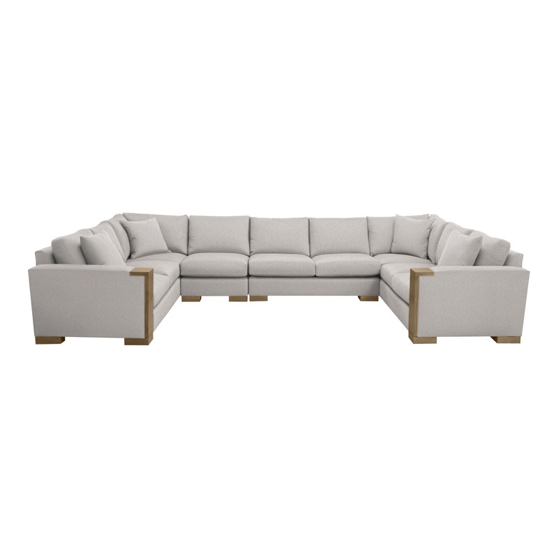 Abingdon By Michael Weiss Upholstered Sectional Symmetrical, Navada Granite, Hampton
