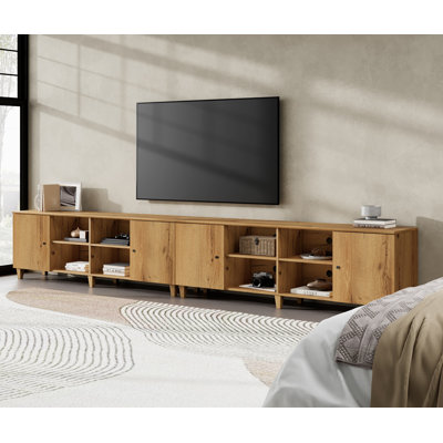 Cabriano Solid Wood TV Stand for TVs up to 75"