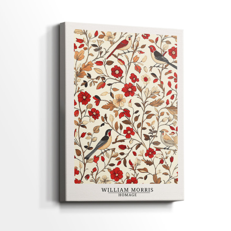 WM MORRIS Series CCCXXXVII -Gallery Wrapped Cavas, 40" H x 60" W