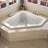 Signature® 60" x 60" Corner Whirlpool Acrylic Bathtub-1955938519-1879428056