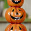 32,75 po Décoration d'Halloween en métal Jack-O-Lantern Totem Tower