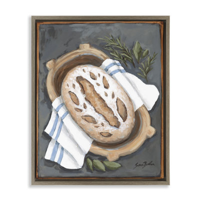 Bread Baking Basket Floating Frame, design by Sara Baker