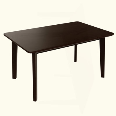 Rustic Farmhouse Dining Table - Solid Wood Frame, Minimalist Modern Dining Table For Kitchen, Dining Room, Living Room