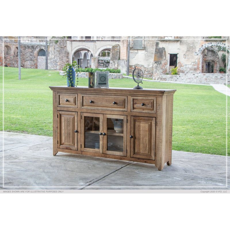 Console en bois massif 68,25 po Azalyn